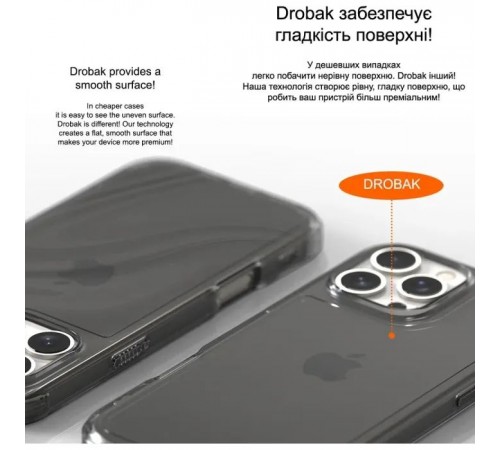 Чехол для мобильного телефона Drobak Acrylic Case with Airbag для iPhone 14 (949401) Чехол для мобильного телефона Drobak Acrylic Case with Airbag для iPhone 14 (949401)