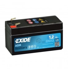 Акумулятор автомобільний EXIDE START-STOP AGM 1,2Ah (+/-) (18CCA) (EK013)