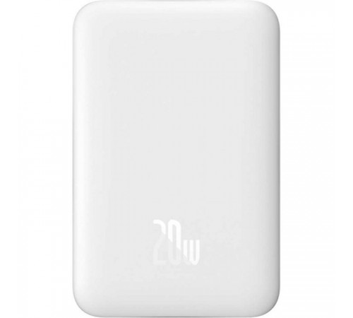 Батарея универсальная Baseus Wireless Magnetic Mini 10000mAh 20W, White (PPCX030002\PPCXM10) (P10022100212-00) Батарея универсальная Baseus Wireless Magnetic Mini 10000mAh 20W, White (PPCX030002\PPCXM10) (P10022100212-00)