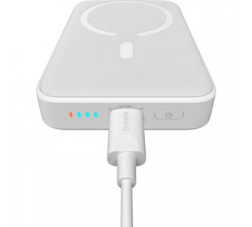 Батарея универсальная Baseus Wireless Magnetic Mini 10000mAh 20W, White (PPCX030002\PPCXM10) (P10022100212-00) Батарея универсальная Baseus Wireless Magnetic Mini 10000mAh 20W, White (PPCX030002\PPCXM10) (P10022100212-00)