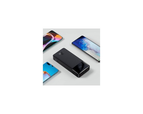 Батарея універсальна Baseus Bipow Digital Display 20000mAh 20W, Black (PPDML-M01) (PPBD050501) Батарея універсальна Baseus Bipow Digital Display 20000mAh 20W, Black (PPDML-M01) (PPBD050501)