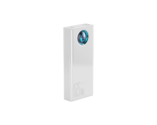 Батарея універсальна Baseus Amblight Digital Quick 30000mAh 65W, White (PPLG000102) Батарея універсальна Baseus Amblight Digital Quick 30000mAh 65W, White (PPLG000102)