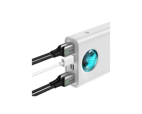 Батарея універсальна Baseus Amblight Digital Quick 30000mAh 65W, White (PPLG000102) Батарея універсальна Baseus Amblight Digital Quick 30000mAh 65W, White (PPLG000102)