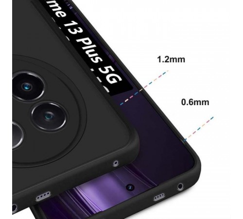 Чохол до мобільного телефона BeCover Realme 13 Plus 5G Black (712765) Чохол до мобільного телефона BeCover Realme 13 Plus 5G Black (712765)