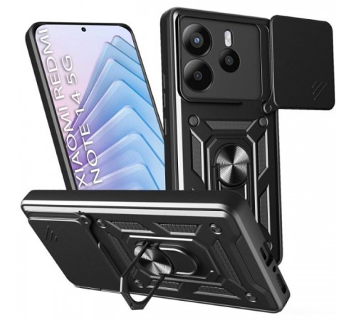 Чехол для мобильного телефона BeCover Military Xiaomi Redmi Note 14 5G Black (712867) Чехол для мобильного телефона BeCover Military Xiaomi Redmi Note 14 5G Black (712867)