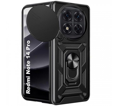Чохол до мобільного телефона BeCover Military Xiaomi Redmi Note 14 Pro 5G Black (712869) Чохол до мобільного телефона BeCover Military Xiaomi Redmi Note 14 Pro 5G Black (712869)