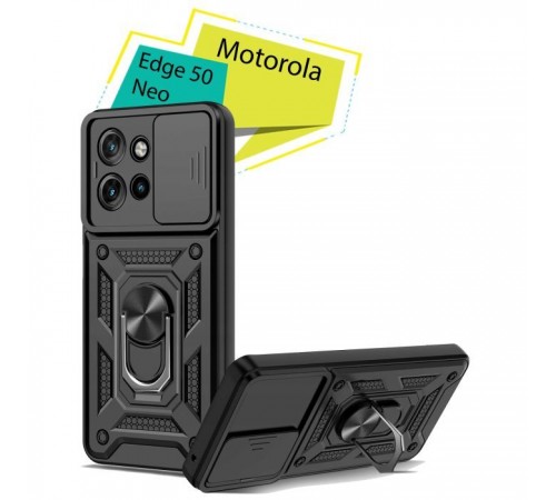Чохол до мобільного телефона BeCover Military Motorola Edge 50 Neo Black (713051) Чохол до мобільного телефона BeCover Military Motorola Edge 50 Neo Black (713051)