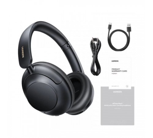 Навушники Ugreen HP202 HiTune Max5 Hybrid ANC Black (25255) Навушники Ugreen HP202 HiTune Max5 Hybrid ANC Black (25255)