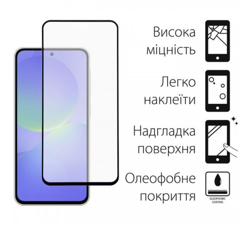 Чохол до мобільного телефона Dengos Samsung Galaxy A36 Matte + glass (Black) (DG-KM-145) Чохол до мобільного телефона Dengos Samsung Galaxy A36 Matte + glass (Black) (DG-KM-145)