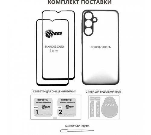 Чохол до мобільного телефона Dengos Xiaomi Redmi Note 14 5G Soft + glass 2pcs (Mint) (DG-CTG2P-14) Чохол до мобільного телефона Dengos Xiaomi Redmi Note 14 5G Soft + glass 2pcs (Mint) (DG-CTG2P-14)