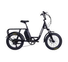 Электровелосипед Dorozhnik 20" eADAMANT DD 18,5" 48B 17.5А*ч 500Вт черный 2025 (ELB-D-20-062)