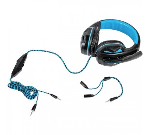 Навушники Gemix W-360 black-blue Навушники Gemix W-360 black-blue