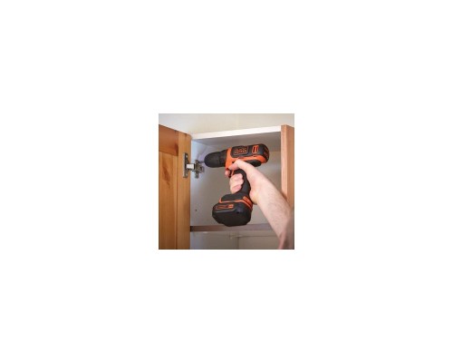 Шуруповерт Black&Decker BDCDD12, 10.8V, 26Нм, Li-Ion (BDCDD12) Шуруповерт Black&Decker BDCDD12, 10.8V, 26Нм, Li-Ion (BDCDD12)