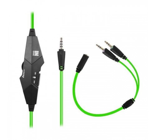 Наушники Gemix N1 Black-Green Gaming Наушники Gemix N1 Black-Green Gaming