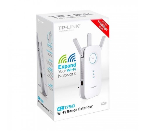 Ретранслятор TP-Link RE450 AC1750, 1хGE LAN (RE450) Ретранслятор TP-Link RE450 AC1750, 1хGE LAN (RE450)