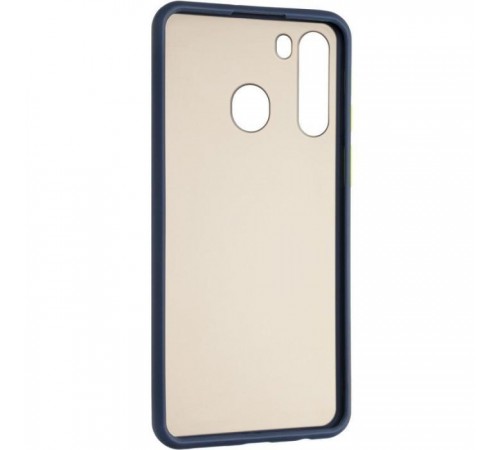 Чехол для мобильного телефона Gelius Bumper Mat Case для Samsung A215 (A21) Blue (00000079432) Чехол для мобильного телефона Gelius Bumper Mat Case для Samsung A215 (A21) Blue (00000079432)