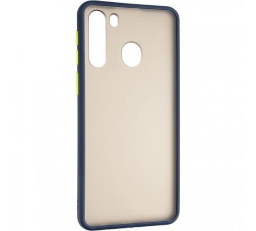 Чехол для мобильного телефона Gelius Bumper Mat Case для Samsung A215 (A21) Blue (00000079432) Чехол для мобильного телефона Gelius Bumper Mat Case для Samsung A215 (A21) Blue (00000079432)
