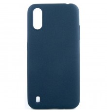 Чохол до мобільного телефона Dengos Carbon Samsung Galaxy A01, blue (DG-TPU-CRBN-56) (DG-TPU-CRBN-56)