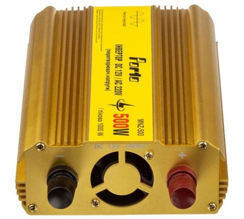 Автомобільний інвертор 12V/220V 500W, чиста синусоїда Porto (MNZ-500) Автомобільний інвертор 12V/220V 500W, чиста синусоїда Porto (MNZ-500)