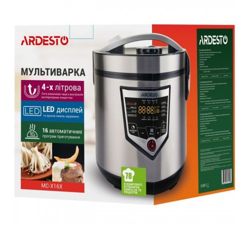 Мультиварка Ardesto MC-X16X (MC-X16X) Мультиварка Ardesto MC-X16X (MC-X16X)