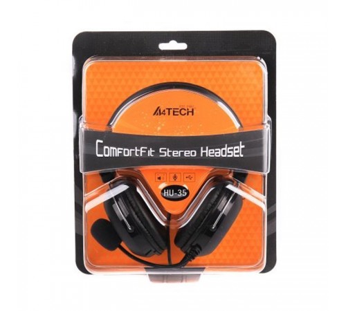 Наушники A4Tech HU-35 Black Наушники A4Tech HU-35 Black