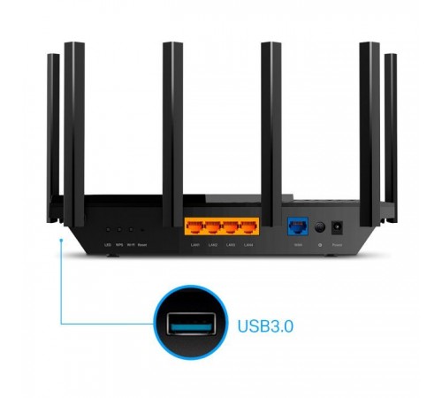 Маршрутизатор TP-Link ARCHER AX73 AX5400 4xGE LAN 1xGE WAN USB 3.0 MU-MIMO OFDMA (ARCHER-AX73) Маршрутизатор TP-Link ARCHER AX73 AX5400 4xGE LAN 1xGE WAN USB 3.0 MU-MIMO OFDMA (ARCHER-AX73)