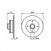 Тормозной диск Bosch 0 986 478 331