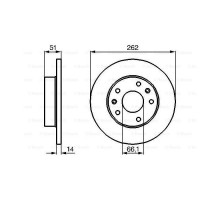 Гальмівний диск Bosch 0 986 478 991