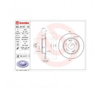 Тормозной диск Brembo 08.A147.10
