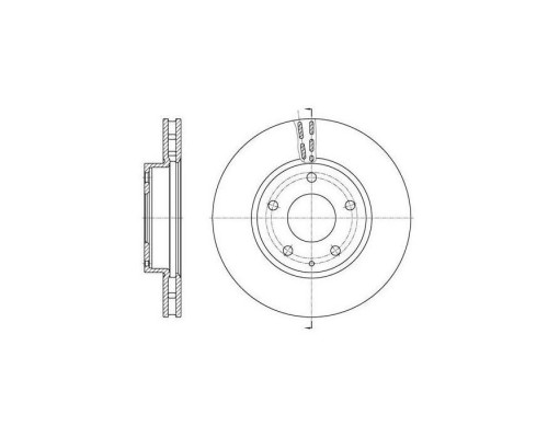 Тормозной диск HI-Q SD4421 Тормозной диск HI-Q SD4421