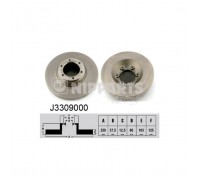 Гальмівний диск Nipparts J3309000