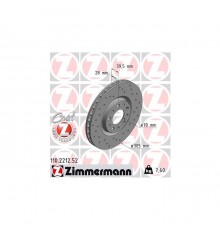 Гальмівний диск ZIMMERMANN 110.2212.52