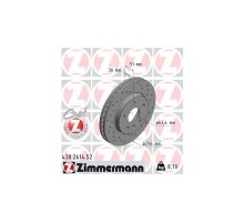 Тормозной диск ZIMMERMANN 430.2614.52