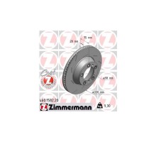 Тормозной диск ZIMMERMANN 460.1582.20