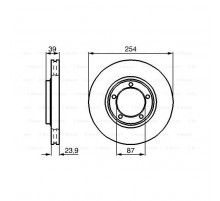 Гальмівний диск Bosch 0 986 478 714