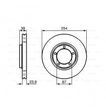 Гальмівний диск Bosch 0 986 478 714