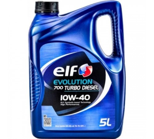 Моторное масло ELF EVOL.700 TURBO D 10w40 5л. (4379) Моторное масло ELF EVOL.700 TURBO D 10w40 5л. (4379)