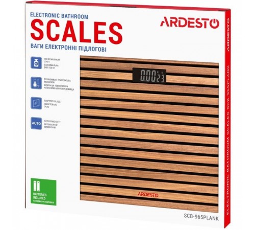 Весы напольные Ardesto SCB-965PLANK Весы напольные Ardesto SCB-965PLANK