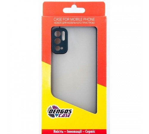 Чохол до мобільного телефона Dengos Matte POCO M3 Pro (black) (DG-TPU-MATT-77) Чохол до мобільного телефона Dengos Matte POCO M3 Pro (black) (DG-TPU-MATT-77)