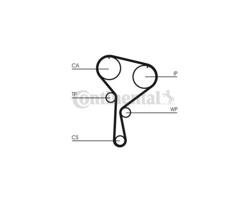Ремінь ГРМ CONTITECH CT1035 Ремінь ГРМ CONTITECH CT1035