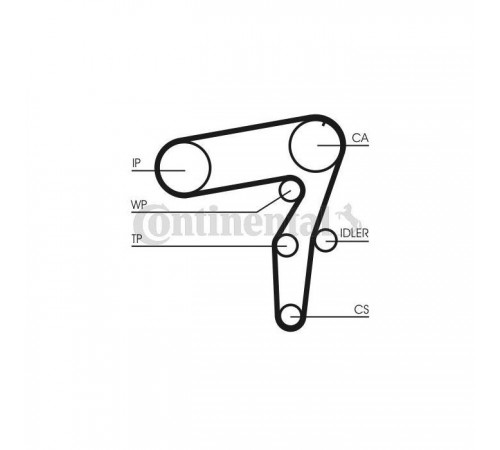 Ремень ГРМ CONTITECH CT968 Ремень ГРМ CONTITECH CT968