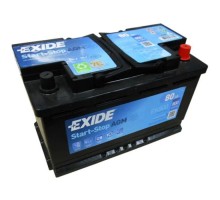 Акумулятор автомобільний EXIDE START-STOP AGM 80A (EK800)