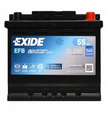 Акумулятор автомобільний EXIDE START-STOP EFB 55A (EL550)