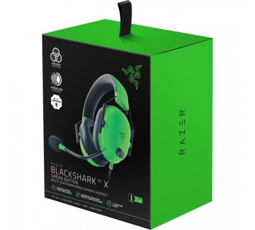Наушники Razer Blackshark V2 X Green (RZ04-03240600-R3M1) Наушники Razer Blackshark V2 X Green (RZ04-03240600-R3M1)