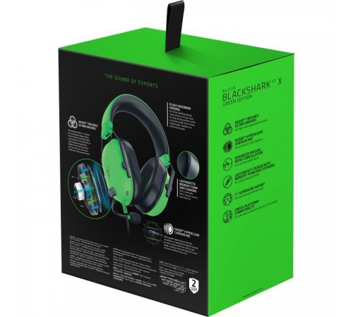 Наушники Razer Blackshark V2 X Green (RZ04-03240600-R3M1) Наушники Razer Blackshark V2 X Green (RZ04-03240600-R3M1)