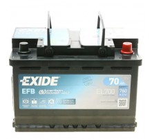 Акумулятор автомобільний EXIDE 70A (EL700)