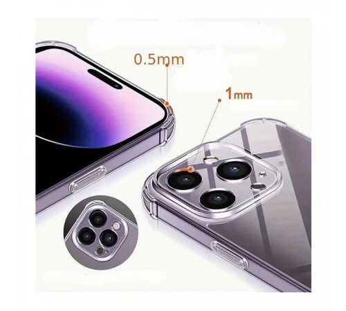 Чохол до мобільного телефона BeCover Anti-Shock Apple iPhone 13 Pro Clear (706981) Чохол до мобільного телефона BeCover Anti-Shock Apple iPhone 13 Pro Clear (706981)
