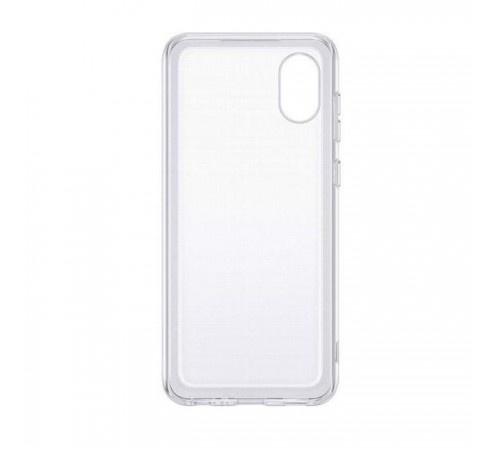 Чохол до мобільного телефона Samsung A03 Soft Clear Cover Transparent (EF-QA032TTEGRU) Чохол до мобільного телефона Samsung A03 Soft Clear Cover Transparent (EF-QA032TTEGRU)