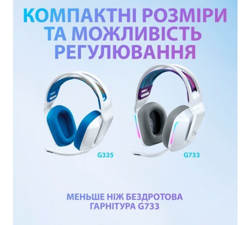Наушники Logitech G335 Wired Gaming White (981-001018) Наушники Logitech G335 Wired Gaming White (981-001018)