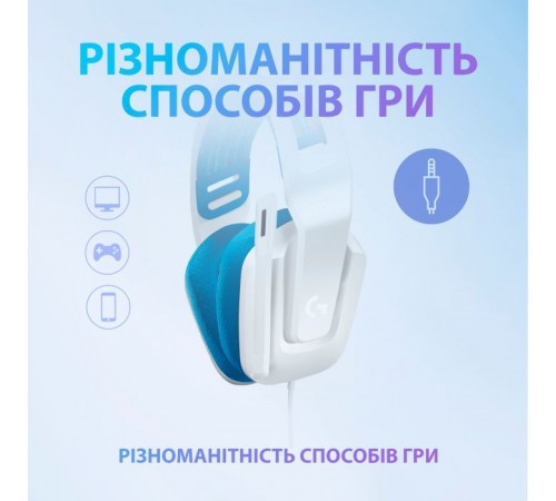 Наушники Logitech G335 Wired Gaming White (981-001018) Наушники Logitech G335 Wired Gaming White (981-001018)
